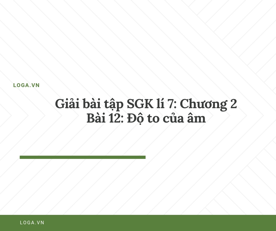 Giải bài tập Loga