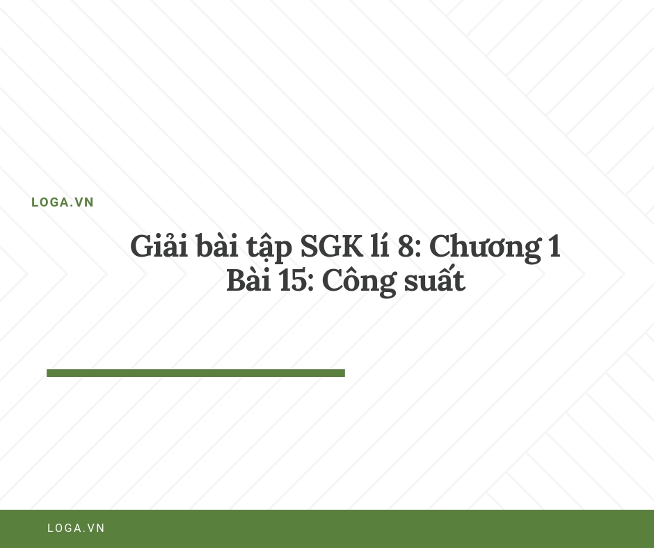 Giải bài tập Loga