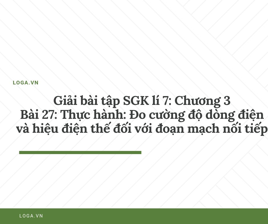 Giải bài tập Loga