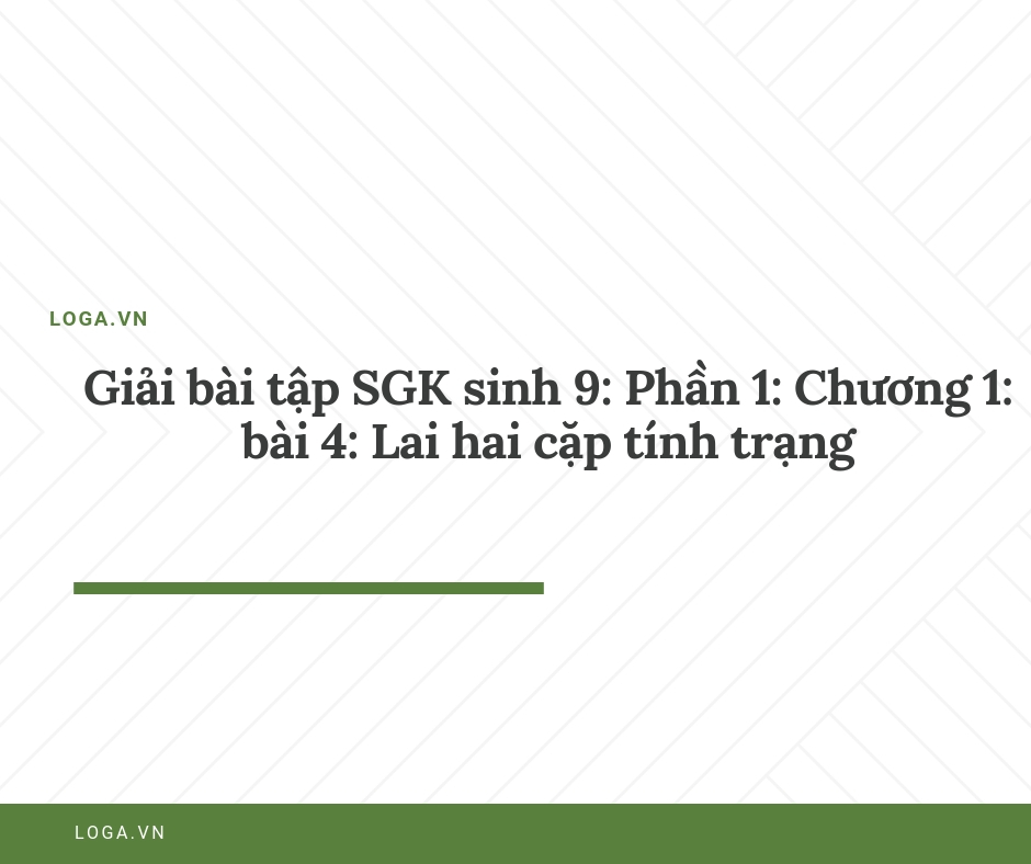 Giải bài tập Loga