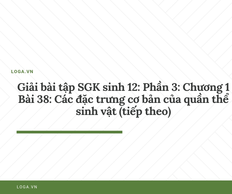 Giải bài tập Loga