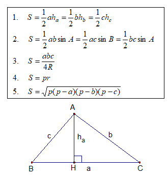 hệ thức lượng trong tam giác