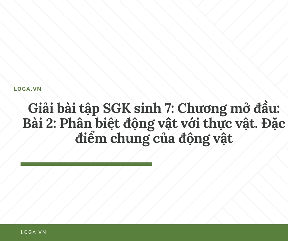 Giải bài tập Loga