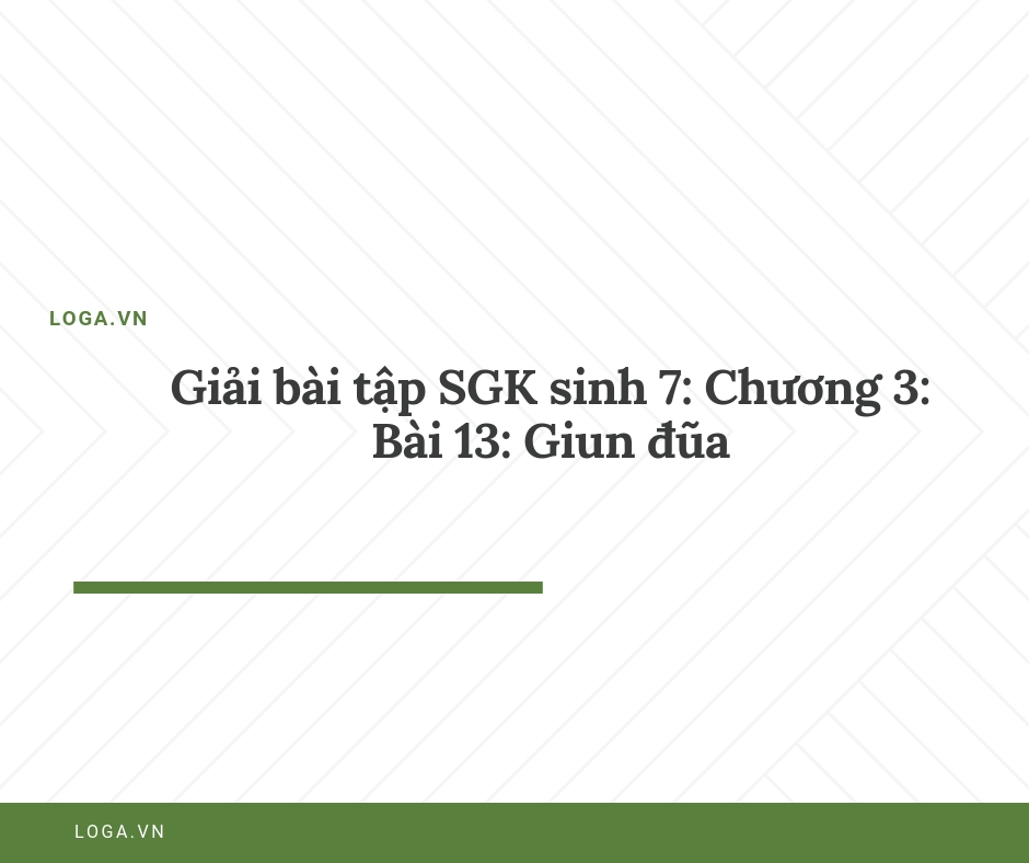 Giải bài tập Loga