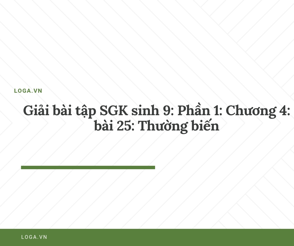 Giải bài tập Loga