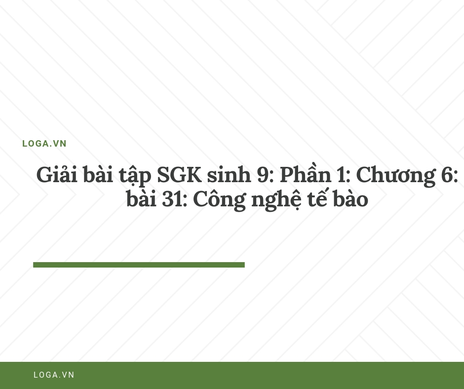 Giải bài tập Loga