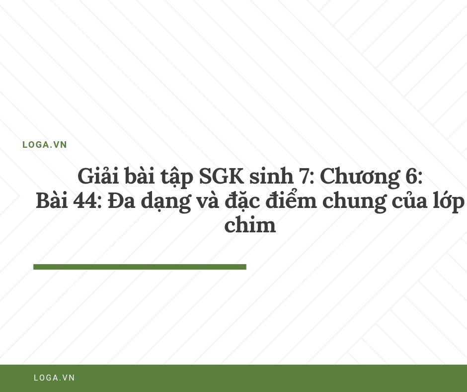 Giải bài tập Loga