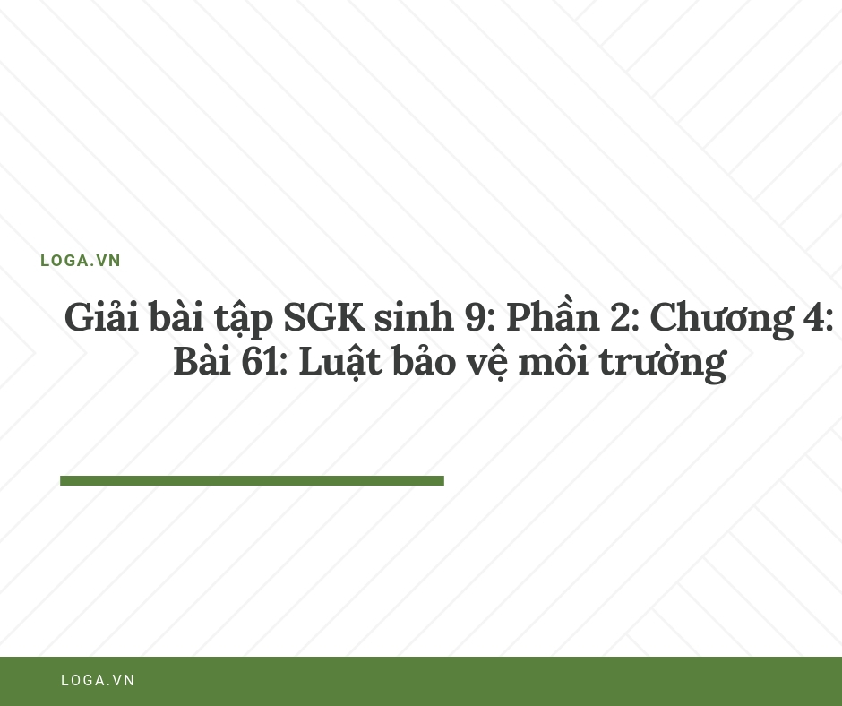 Giải bài tập Loga