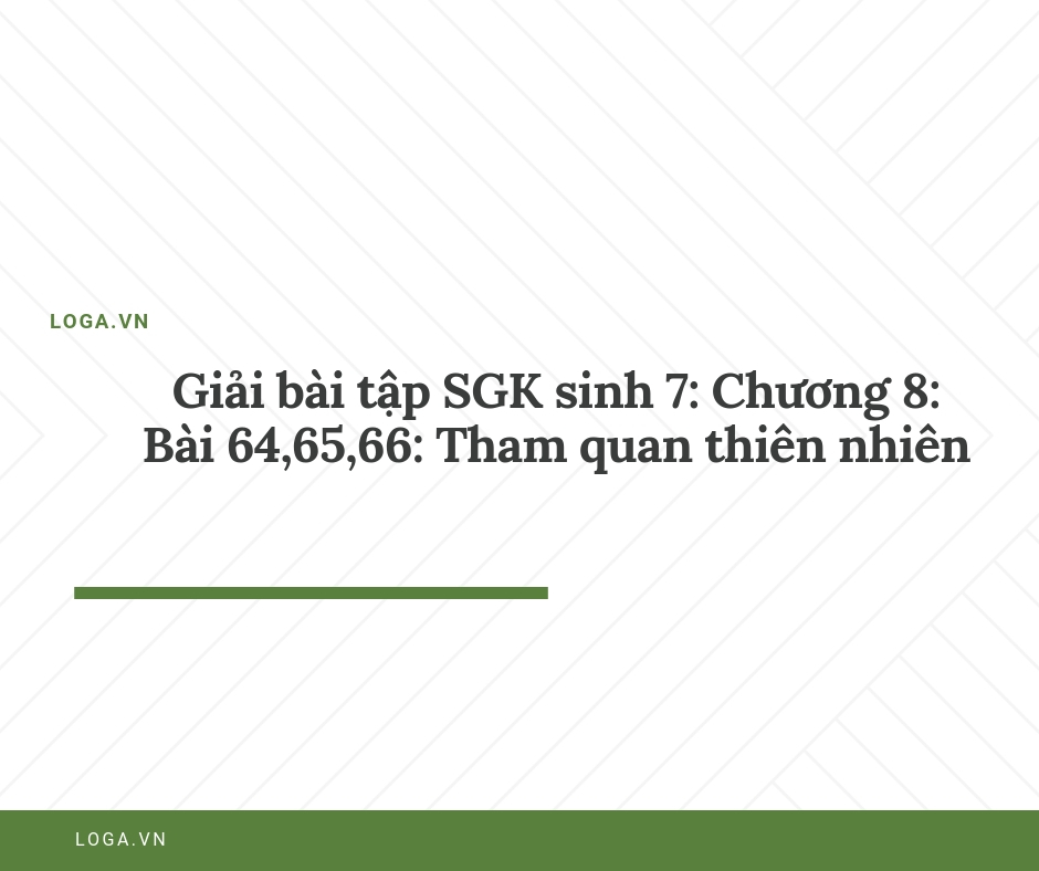 Giải bài tập Loga