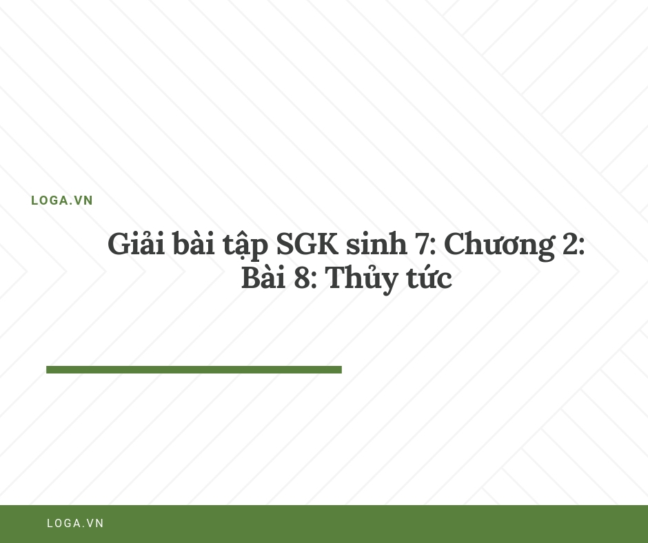 Giải bài tập Loga