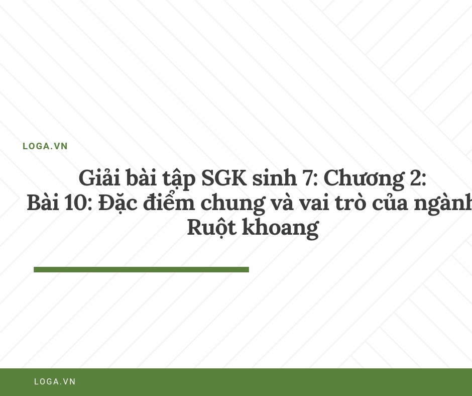 Giải bài tập Loga